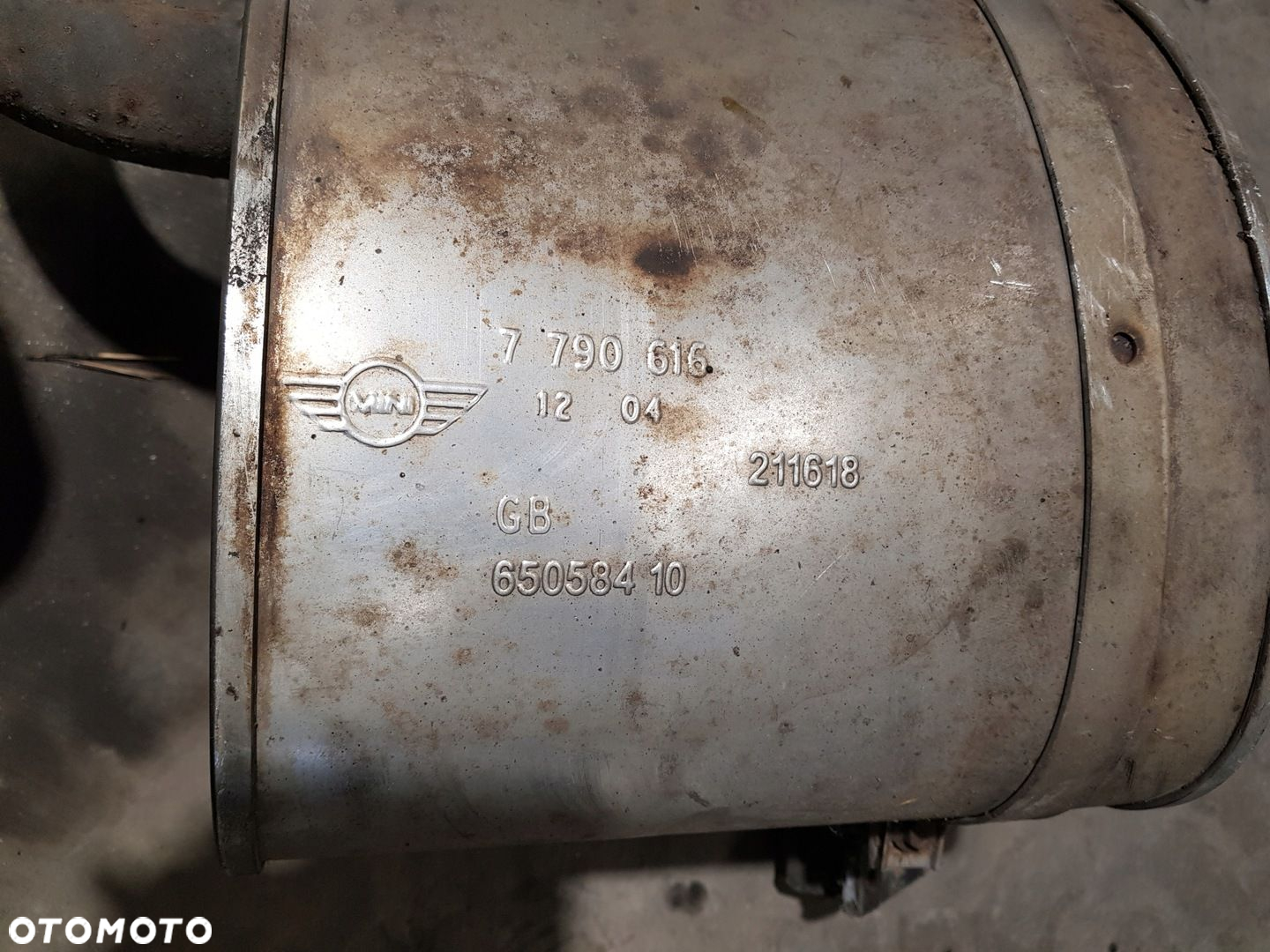 RURA WYDECHOWA TŁUMIK 7790615 7790616 MINI COOPER ONE R50 EUR 1.4D 05R - 9