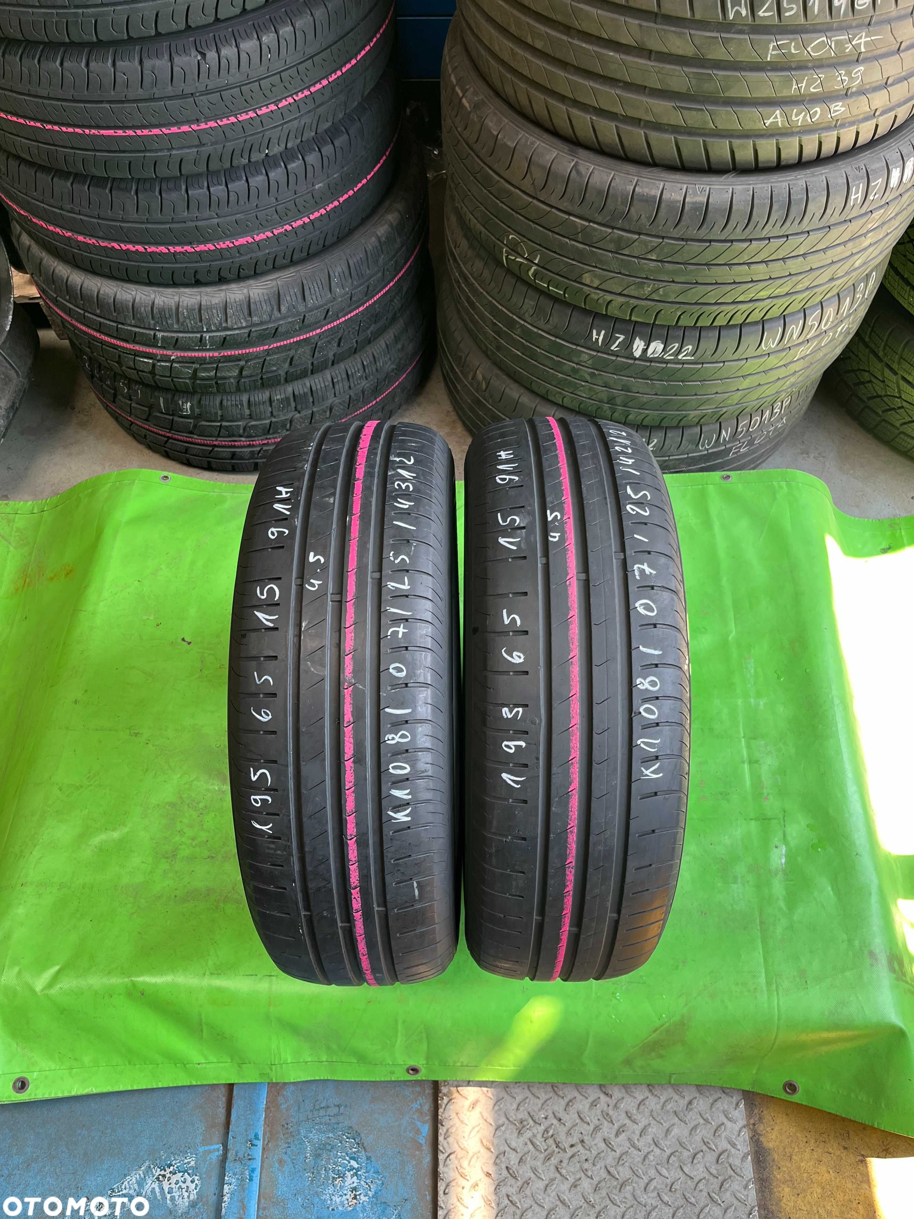 2 opony 195/65R15 Hankook Kinergy eco - 1