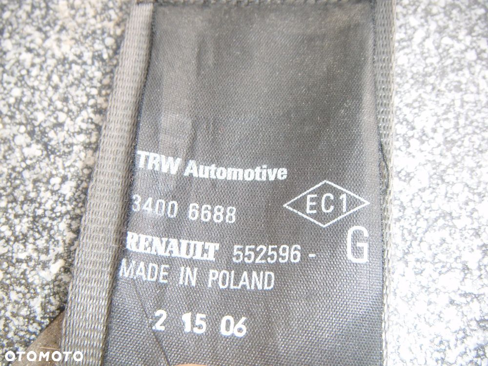 renault modus 06r pas- napinacz pasa lewy przód  34006688 - 2