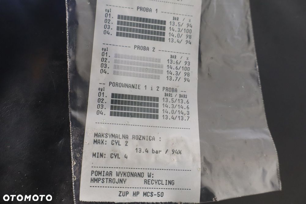 SILNIK KIA CEED I 1.4 G4FA TEST - 2