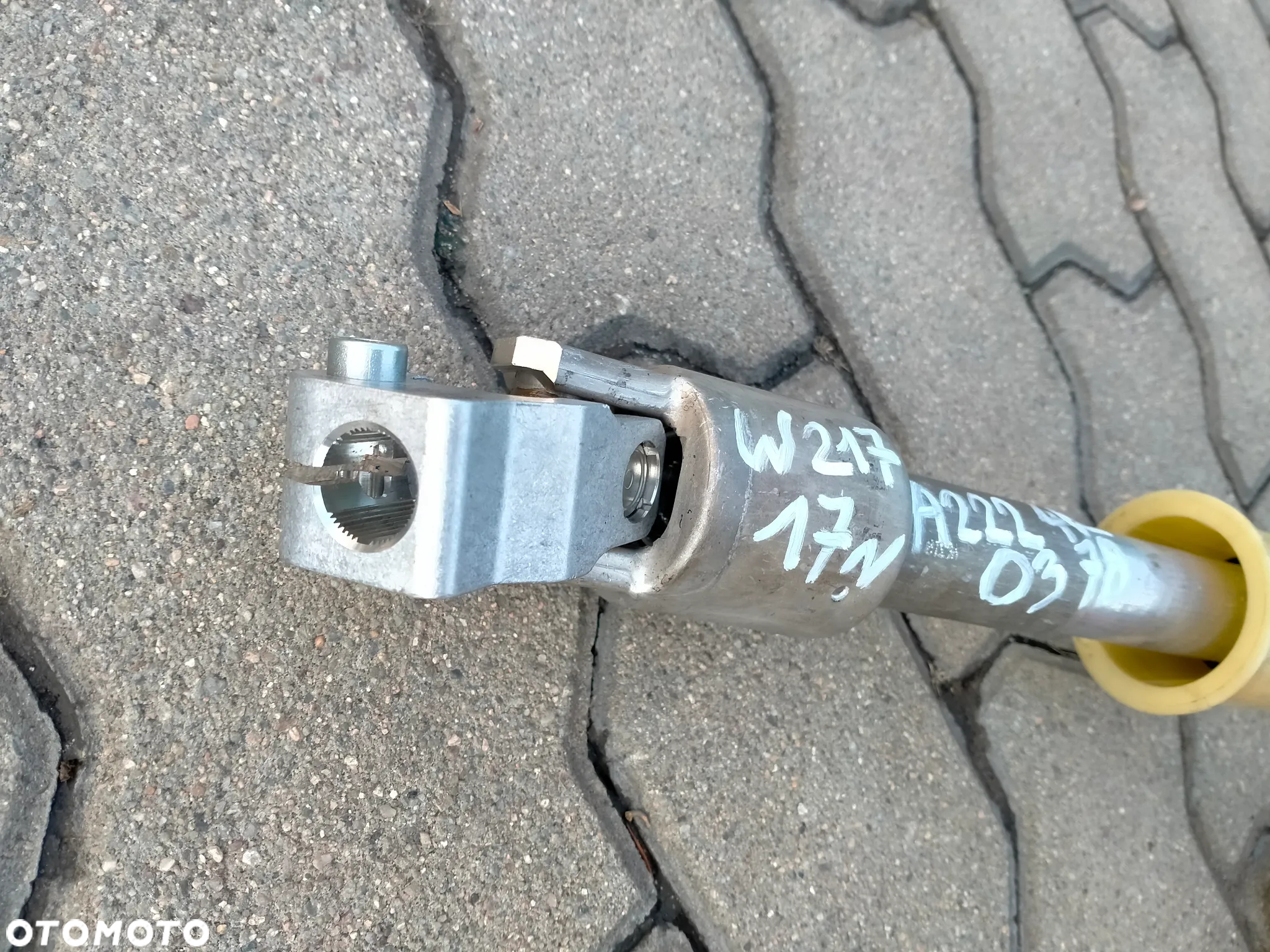 MERCEDES S W217 W222 4MATIC 4x4 / A2224620378 / Krzyżak Kolumny Kierowniczej / Kolumna Drążek / ORYGINAŁ - 5