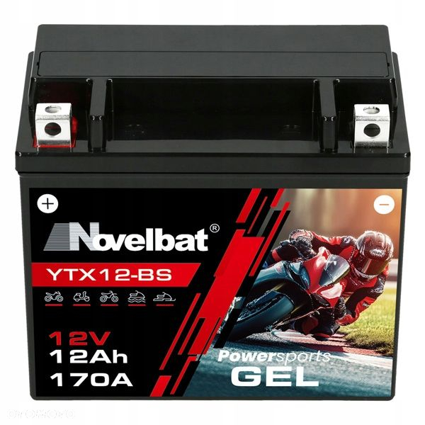 Akumulator Novelbat GEL-YTX12-BS 12Ah 170A L - 2