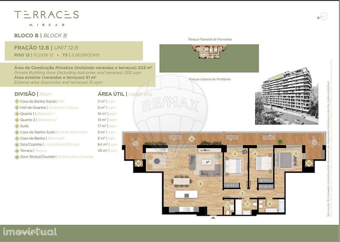 Apartamento T3 para venda - Grande imagem: 2/12