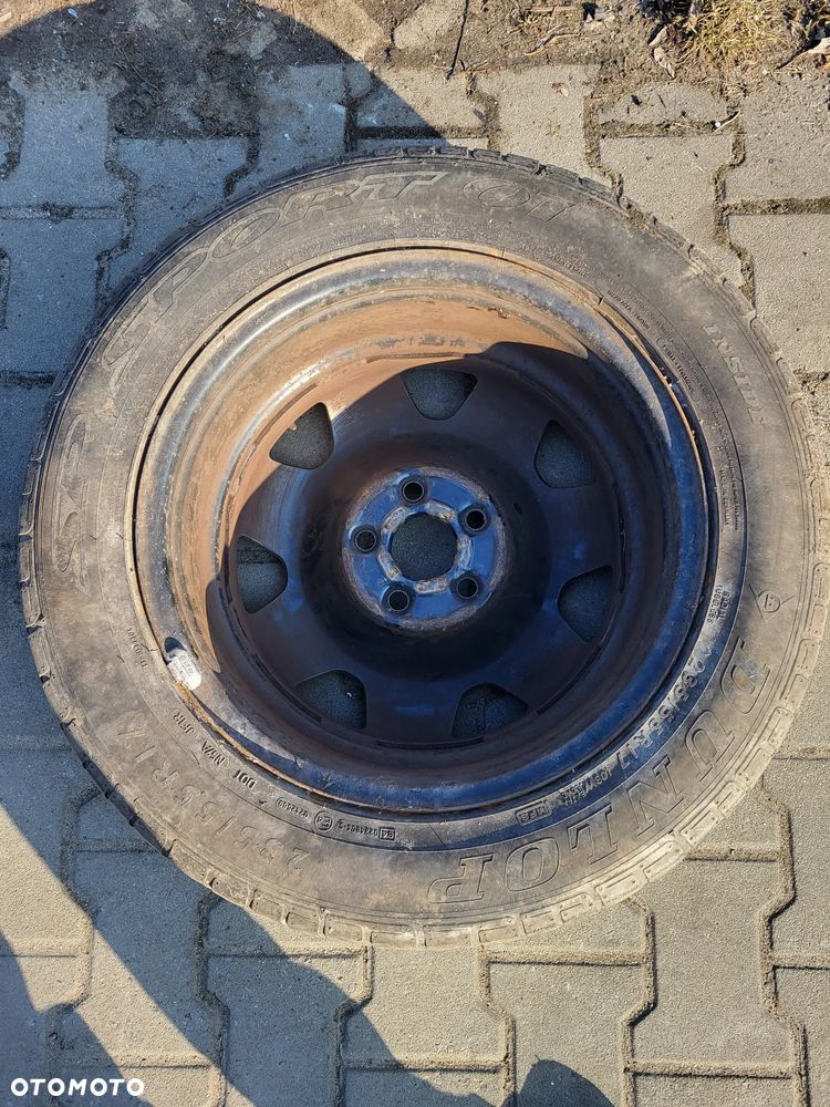 VOLKSWAGEN T5 T6 KOŁO ZAPASOWE FELGA 7E0601027B 7Jx17 H2 ET55 5X120 235/55 R17 - 5