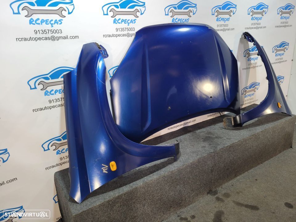 FRENTE COMPLETA TOYOTA RAV 4 II 2 MK2 CAPOT PARACHOQUES GUARDALAMAS OTICAS RADIADOR REFORÇO - 8