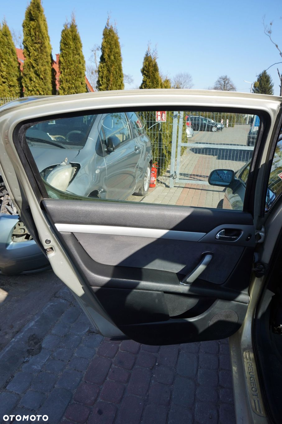 DRZWI TYLNE LEWE 407  SEDAN KCVD  ZŁOTY PEUGEOT 2004-2007 - 8