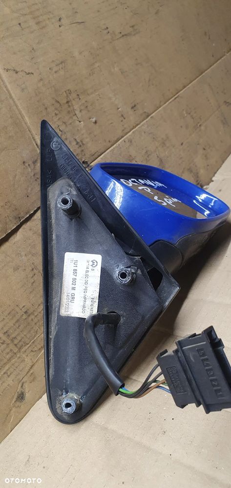 Lusterko zewnętrzne prawe 5pin 5 pinów Europa Skoda Octavia I 1U1857502M - 6