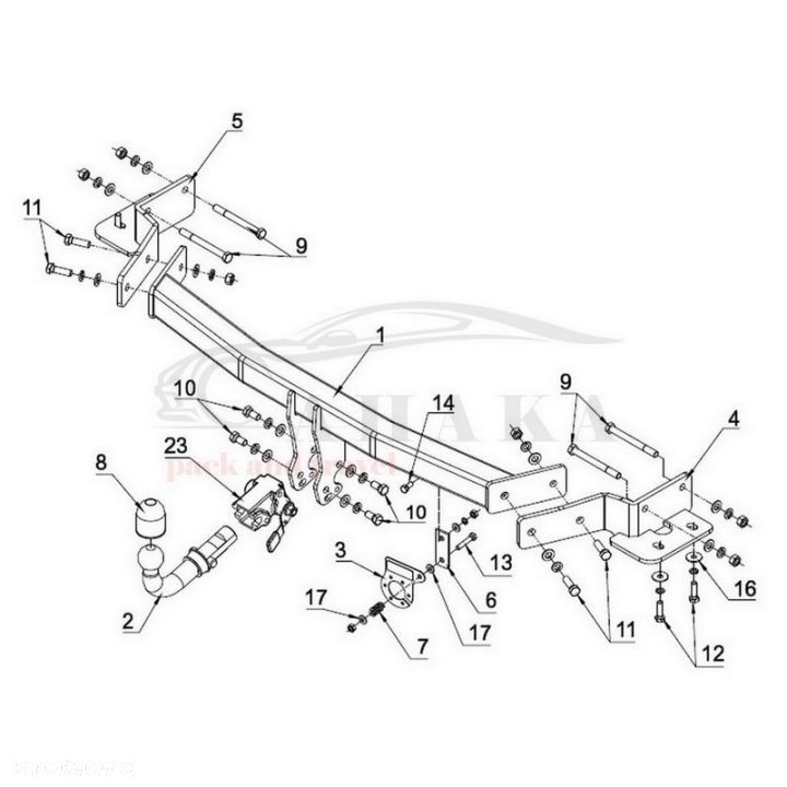 Hak Holowniczy Automat Do Kia Sorento 2009-2012 - 3