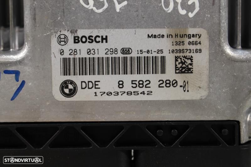 Centralina De Motor Bmw 3 (F30, F80)  8582280 / 0281031298 / 1039S7316 - 2