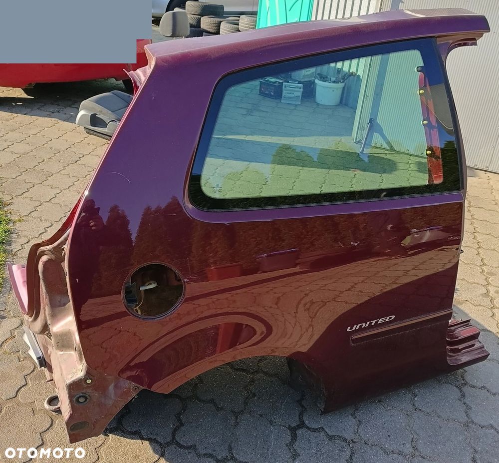 Polo 9N ćwiartka tylna błotnik tył 3d lift PRAWA kolor: LC3R Volkswagen