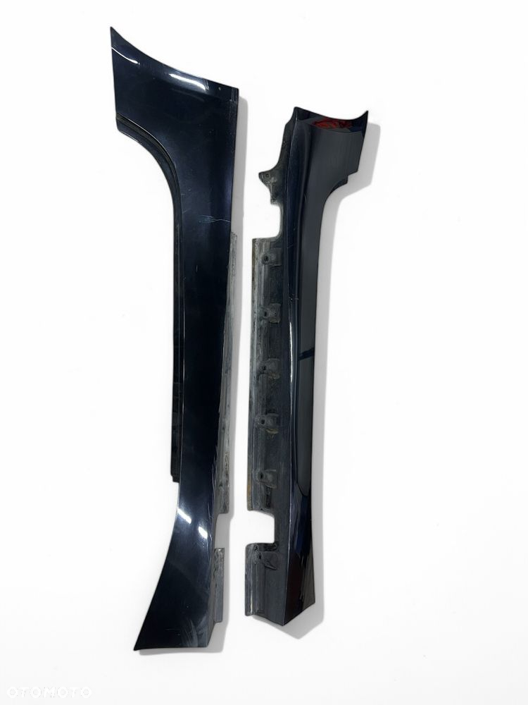 Nakladki progowe na progi lewa prawa listwa bmw z4 e85 e86 black sapph - 2