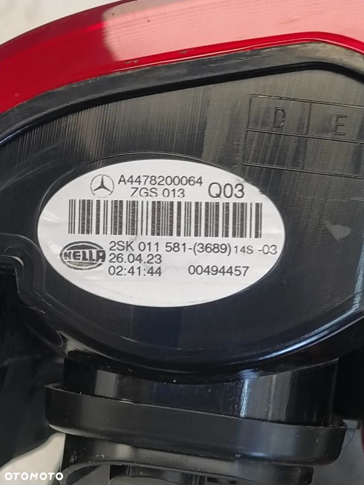 MERCEDES VITO 447 W447 LAMPA TYŁ TYLNA LEWA PRAWA ORYGINAŁ - 12