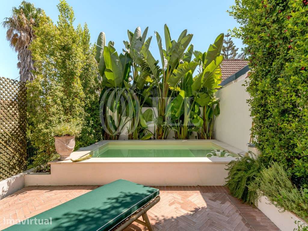 Apartamento T2 duplex jardim e piscina Estoril Cascais - Grande imagem: 3/29