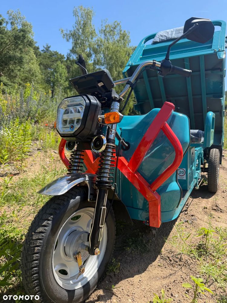 Elektryczny pojazd trójkołowy transportowy E-TUK Caset 0 Cargo TUK TUK kiper, wozidło - 2