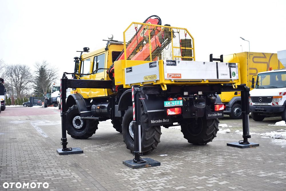 Mercedes-Benz Unimog U 5000 / Palfinger PK 12002- EH/ Pilot/ 5 i 6 Funkcja ! / Brygadówka/ Doka/ Energetyka/ 4x4/ Off road/ Sprowadzony z Niemiec ! Stan wzorowy ! - 28