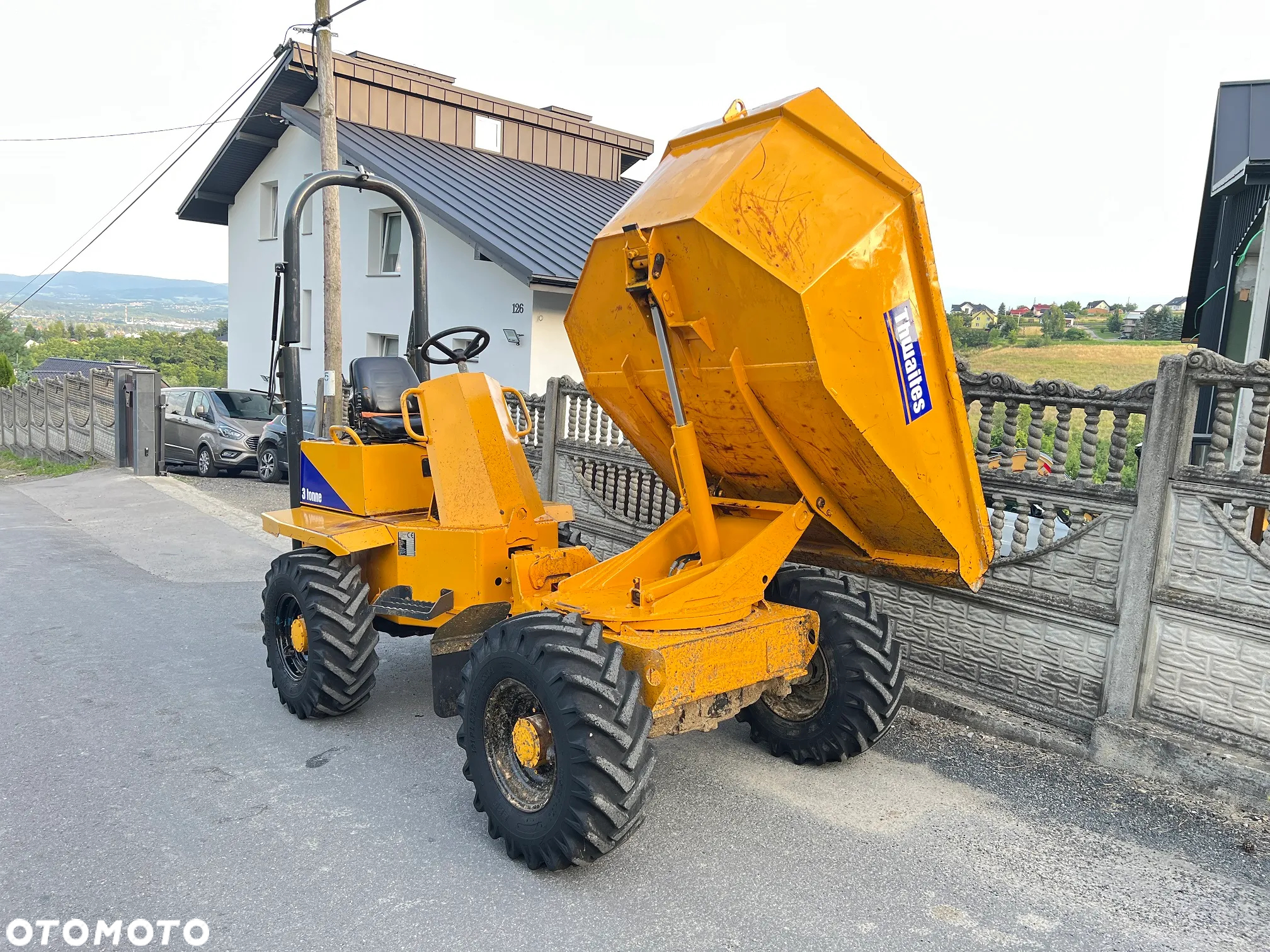 Thwaites Mach 573 * Wozidło Budowlane THWAITES 3 Tony * Obrotowe * Stan Bardzo Dobry * - 18