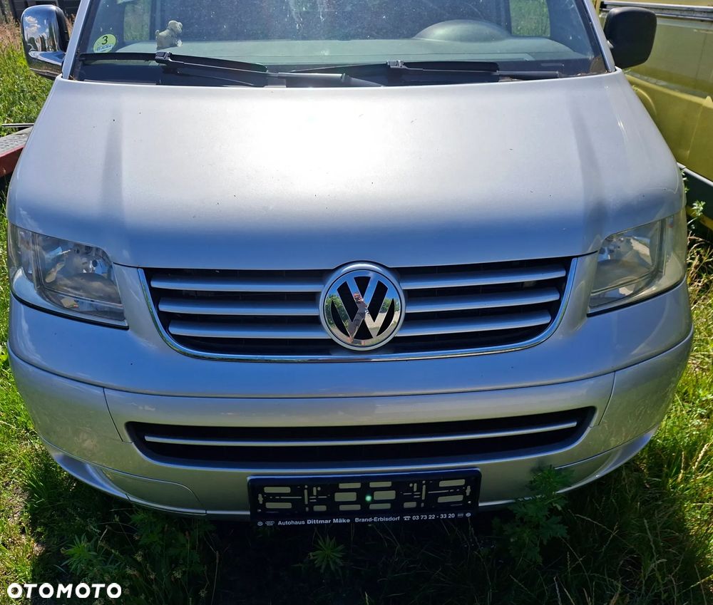 Kompletny przód T5 LA7W 2.5 TDI Chłodnice KLIMA lampy Europa pas maska - 1