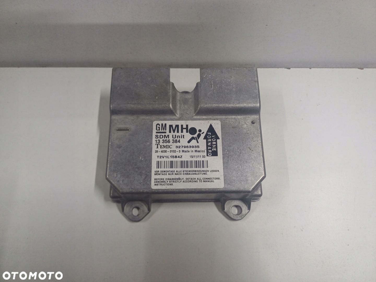 SENSOR AIR BAG OPEL CORSA D 13356384 - 1