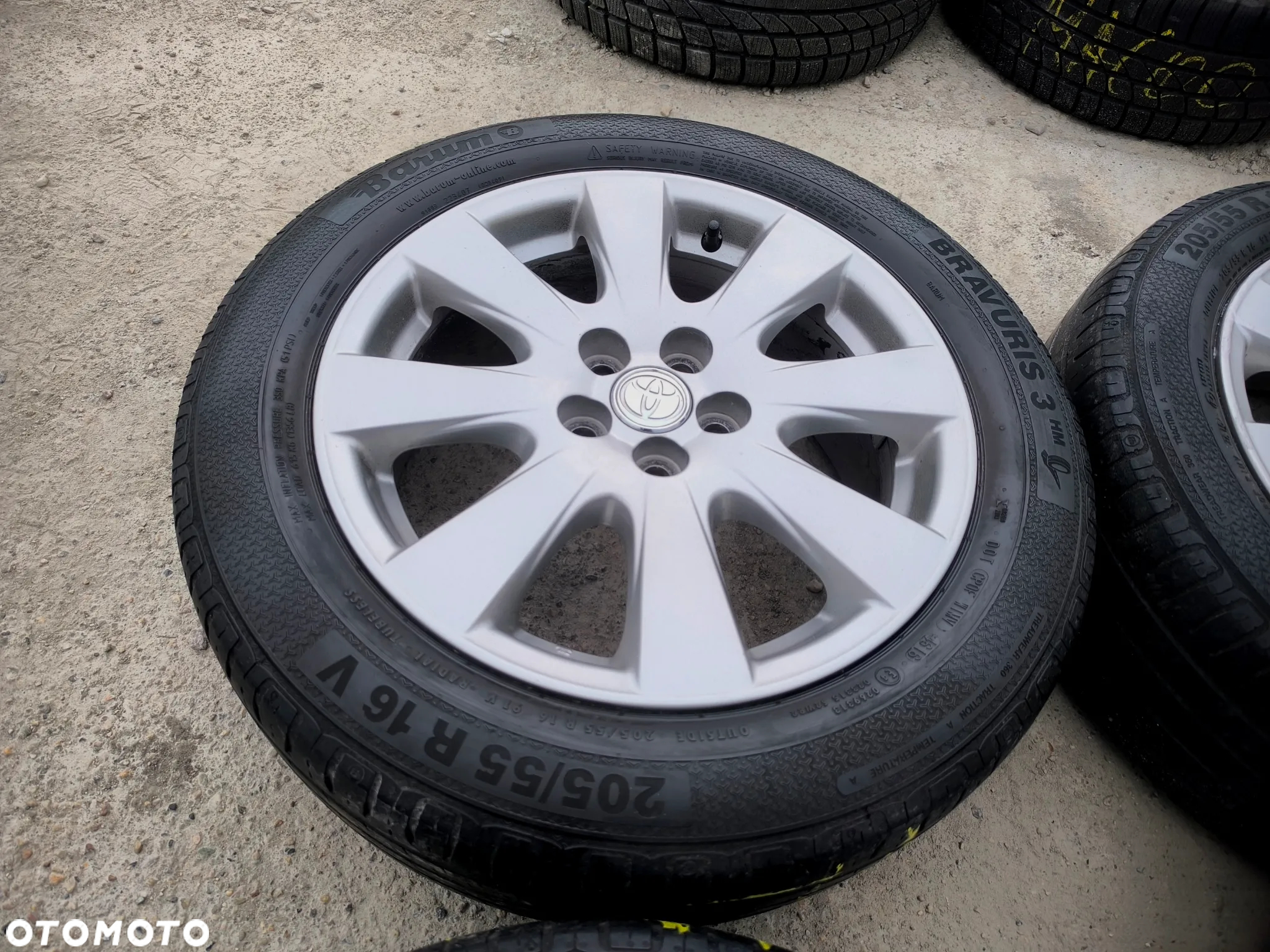 5x100 Felgi Aluminiowe Alufelgi 16 Koła Letnie Lato TOYOTA AVENSIS I II 2 CELICA CARINA E MATRIX PRIUS 4,5mm Legnica ALU-RAD 205/55 - 9