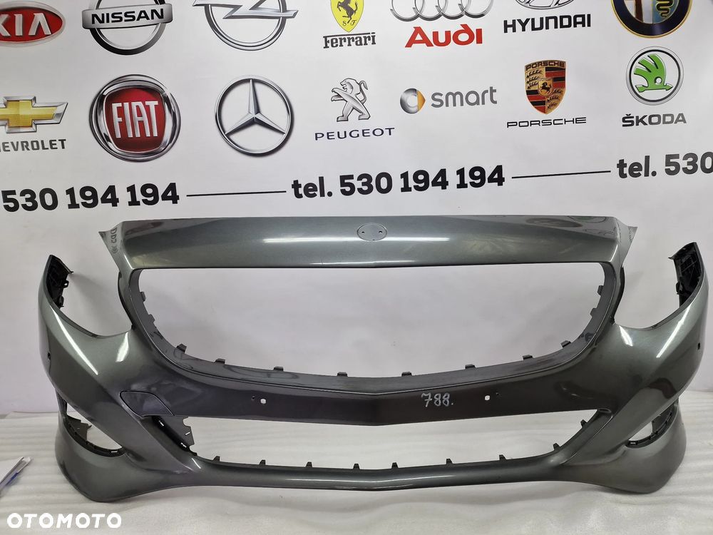 MERCEDES B-KLASSA W246 LIFT 14- ZDERZAK PRZEDNI PRZÓD NA 6X PDC , NR A2468854325 , NR AUKCJI NZ788 - 1