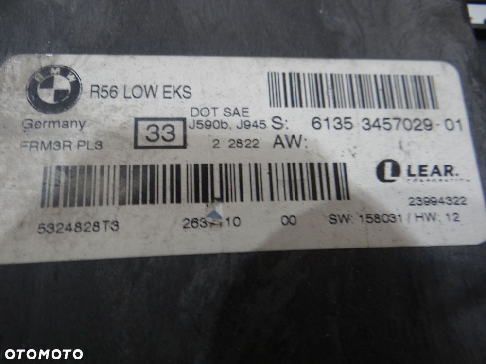 MODUŁ STEROWNIK ŚWIATEŁ MINI COOPER R60 3457029 (17898916) - 3