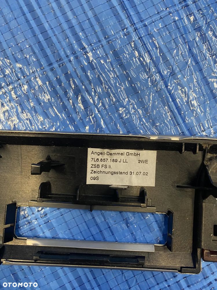LISTWY LISTWA DREWNO DEKORY DEKOR KONSOLI LEWY PRAWY ŚRODKOWY VW TOUAREG 7L 7L6857189J - 6