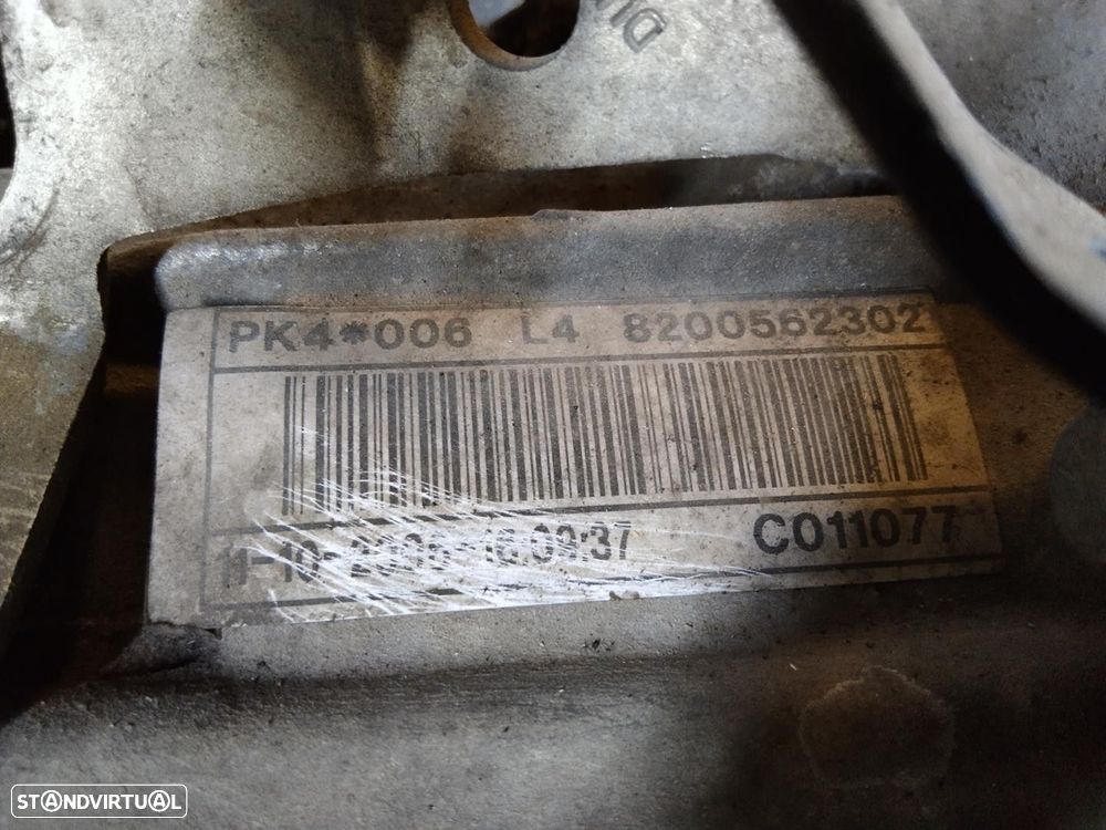 CAIXA VELOCIDADES RENAULT LAGUNA II 2006 -PK4 - 4