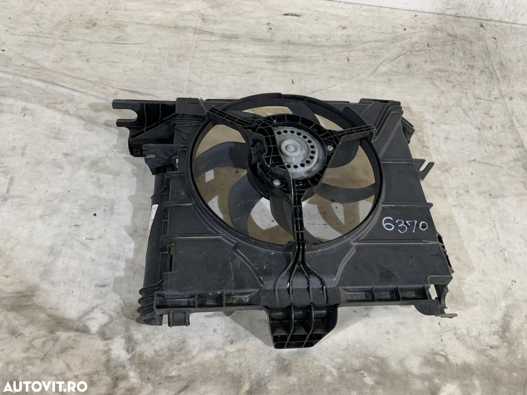 Ventilator, Electoventilator, Smart For Two, 2007, 2008, 2009, 2010, 2011, 2012, 2013, cod origine OE A0002009323. - 2