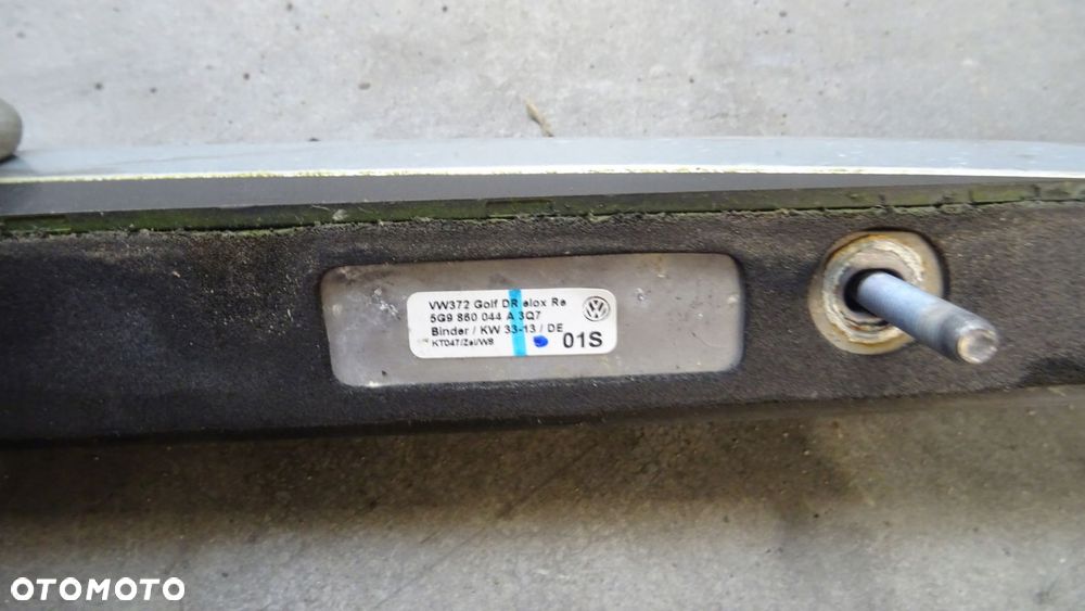 vw golf vii relingi dachowe chrom komplet 5g9860043 5g9860044 3q7 - 3