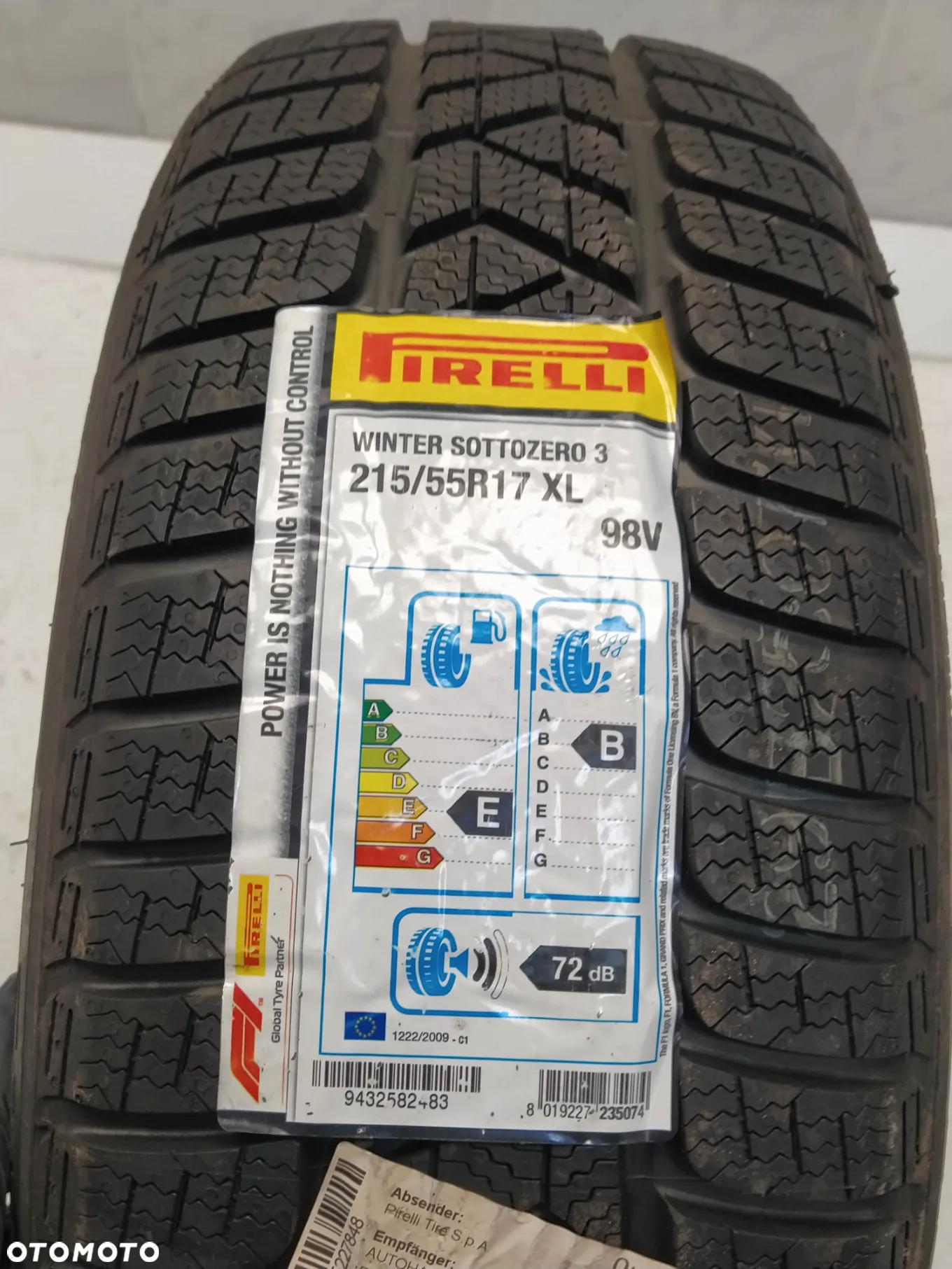 PIRELLI WINTER SOTTOZERO 3 215/55R17 OPONA ZIMOWA 215/55 R17 - 5