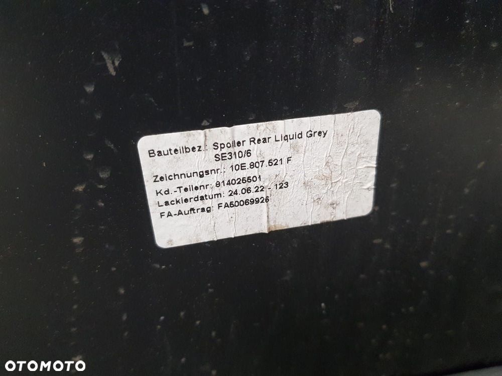 ZDERZAK TYLNY TYŁ CUPRA BORN 10E807521F 10E807421B MONDSTEINGRAU LA7C - 12