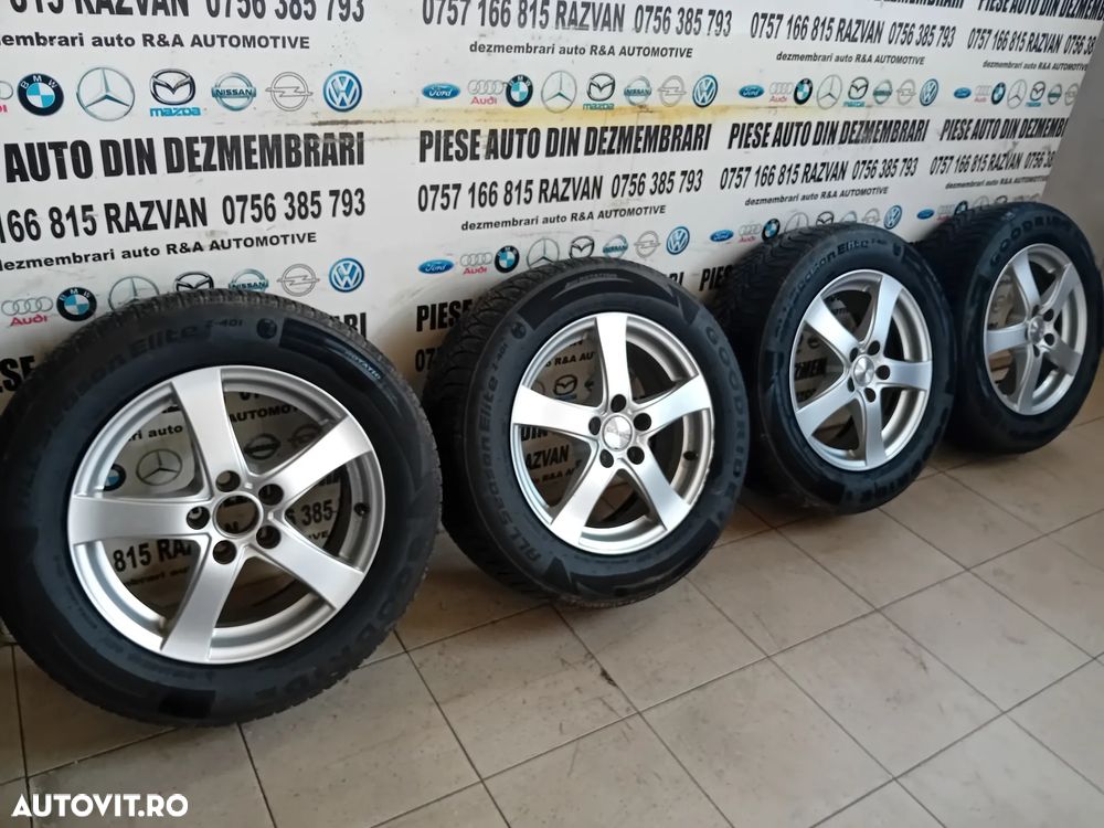 Jante Aluminiu R16 Ford Mondeo Mk4 Galaxy S-Max C-Max Peugeot Citroen 215/60R16 5x108 - 3