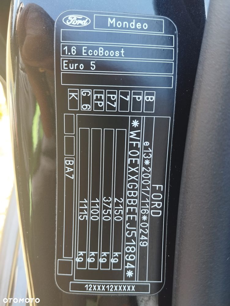 Ford Mondeo 1.6 Eco Boost Titanium - 31