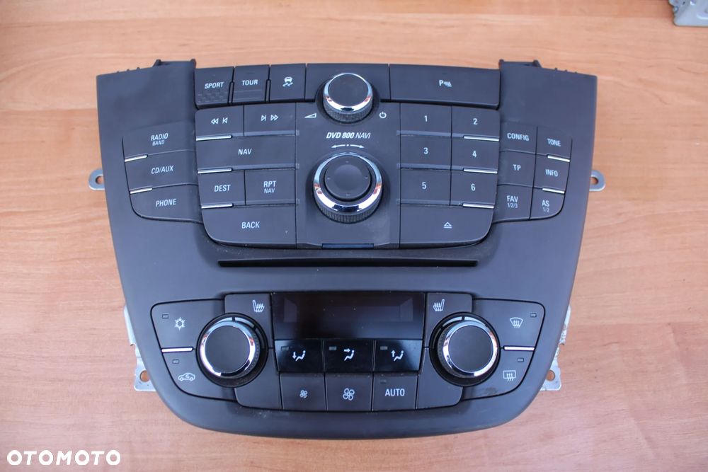 RADIO NAWIGACJA KOLOROWA OPEL INSIGNIA DVD 800 NAVI BRĄZOWY ŚRODEK KOMPLET 13277913 13223793 13505739 13337253 - 2