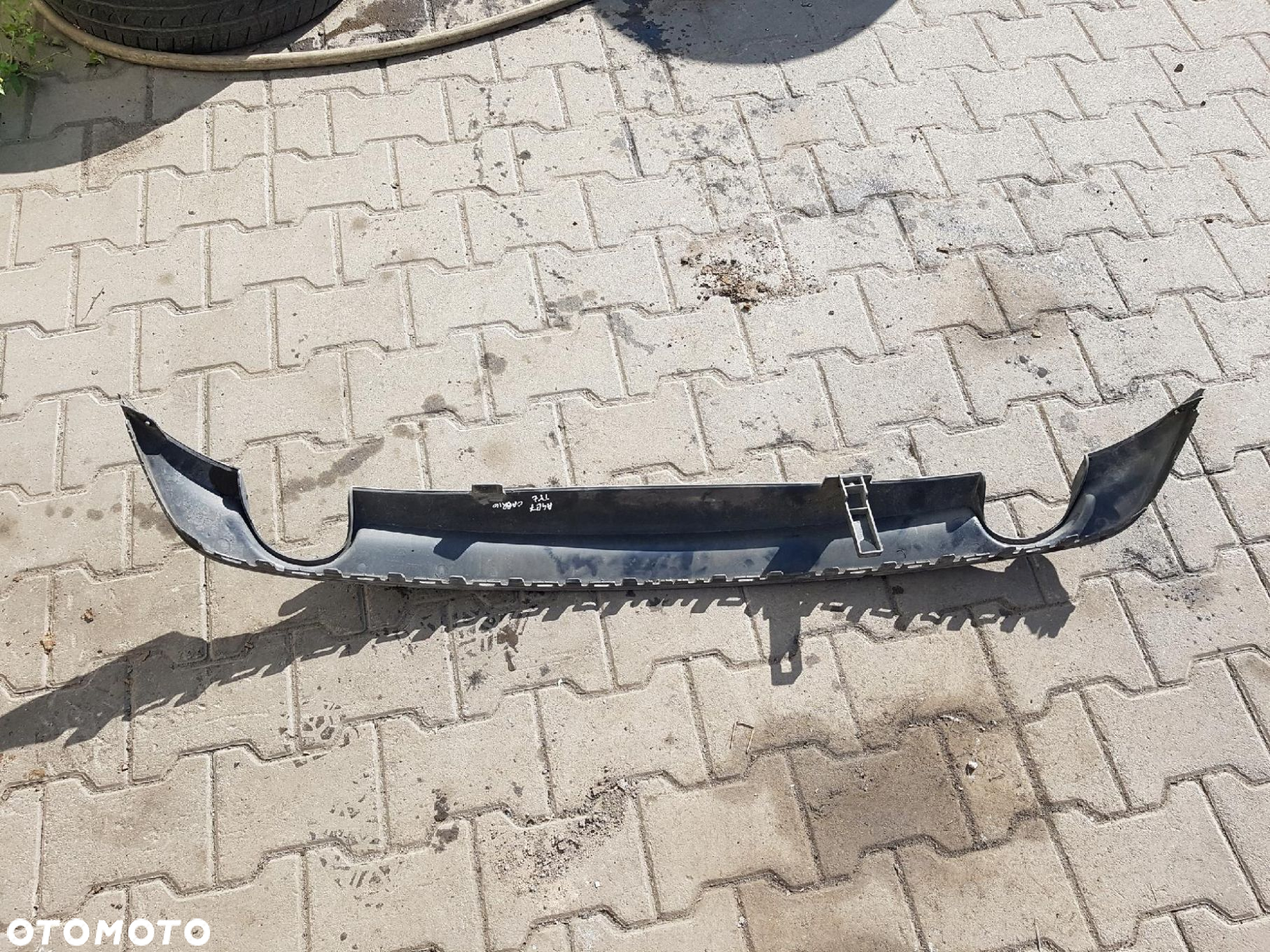 AUDI A4 B7 04-07r CABRIO SPOJLER ZDERZAKA TYŁ - 2