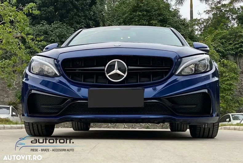 Bara fata si Difuzor bara spate Mercedes C-Class C205 A205 (14-19) C43 Design - 2