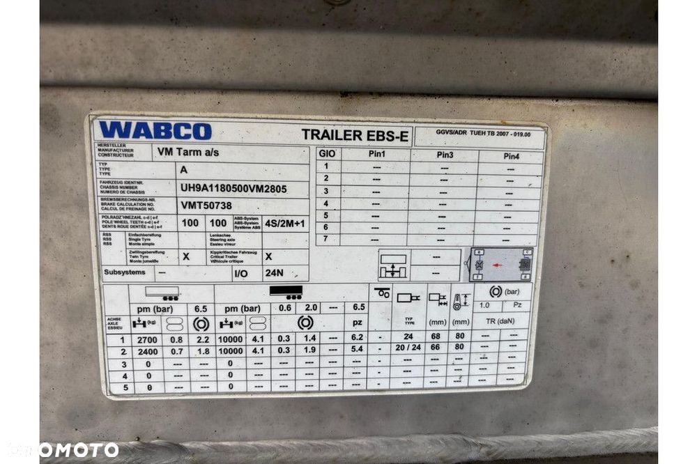 Inny VM Tarm MILK TANK 3 Compartment 15000L - 13