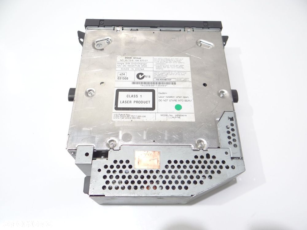 CZYTNIK PŁYT ZMIENIARKA CD DVD BMW F01 F02 OE 9196670 - 2