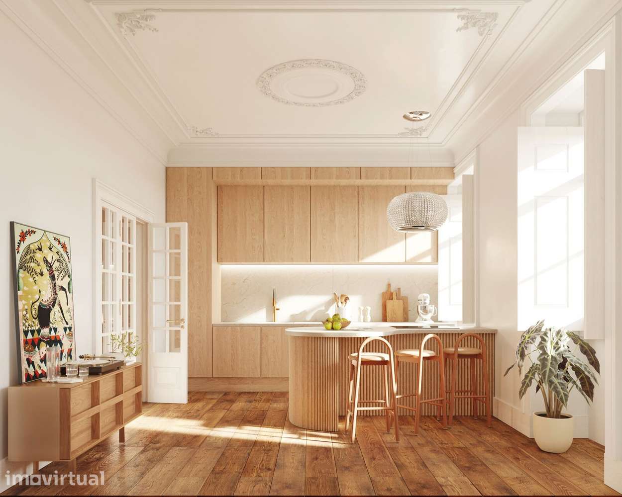 Apartamento T3 + 1 com terraço, Príncipe Real, Lisboa - Grande imagem: 2/7