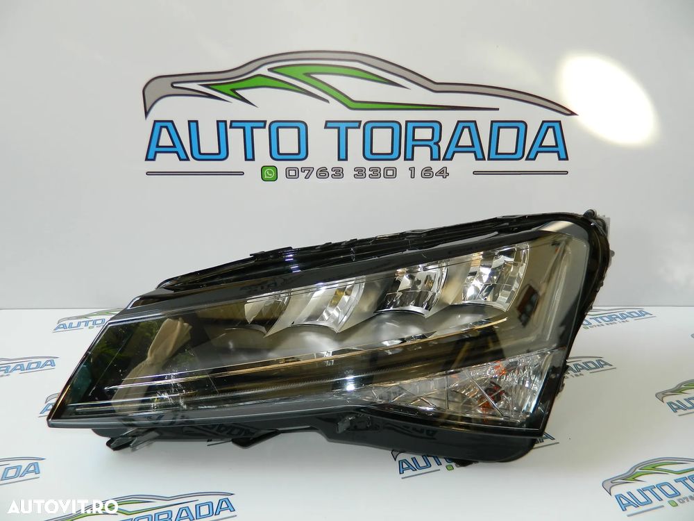 Far stanga Full LED Skoda Superb 3 facelift model 2019 2020 2021 2022 2023 cod 3V1941015C - 2