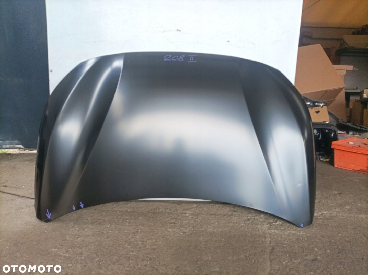 MASKA POKRYWA SILNIKA PEUGEOT 208 II 2019- 9827576880 NOWA ORYG ALUMINIOWA - 1