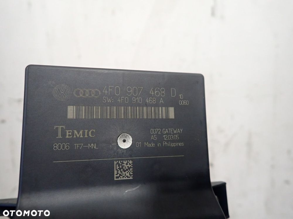 MODUŁ GATEWAY AUDI A6 C6 4F0907468D - 1