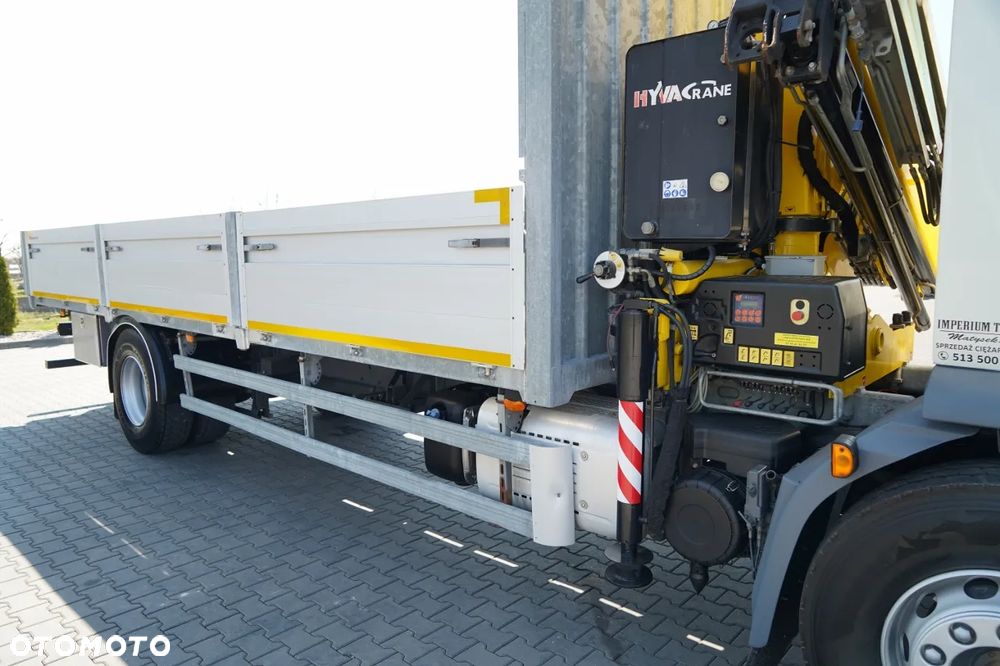 DAF LF 250 / 4X2 / SKRZYNIOWY - 7.30 + HDS HYVA HB 150XE3 / STEROWANIE RADIOWE / ROTATOR / MAX UDŹWIG: 5200 KG / EURO 6 - 19