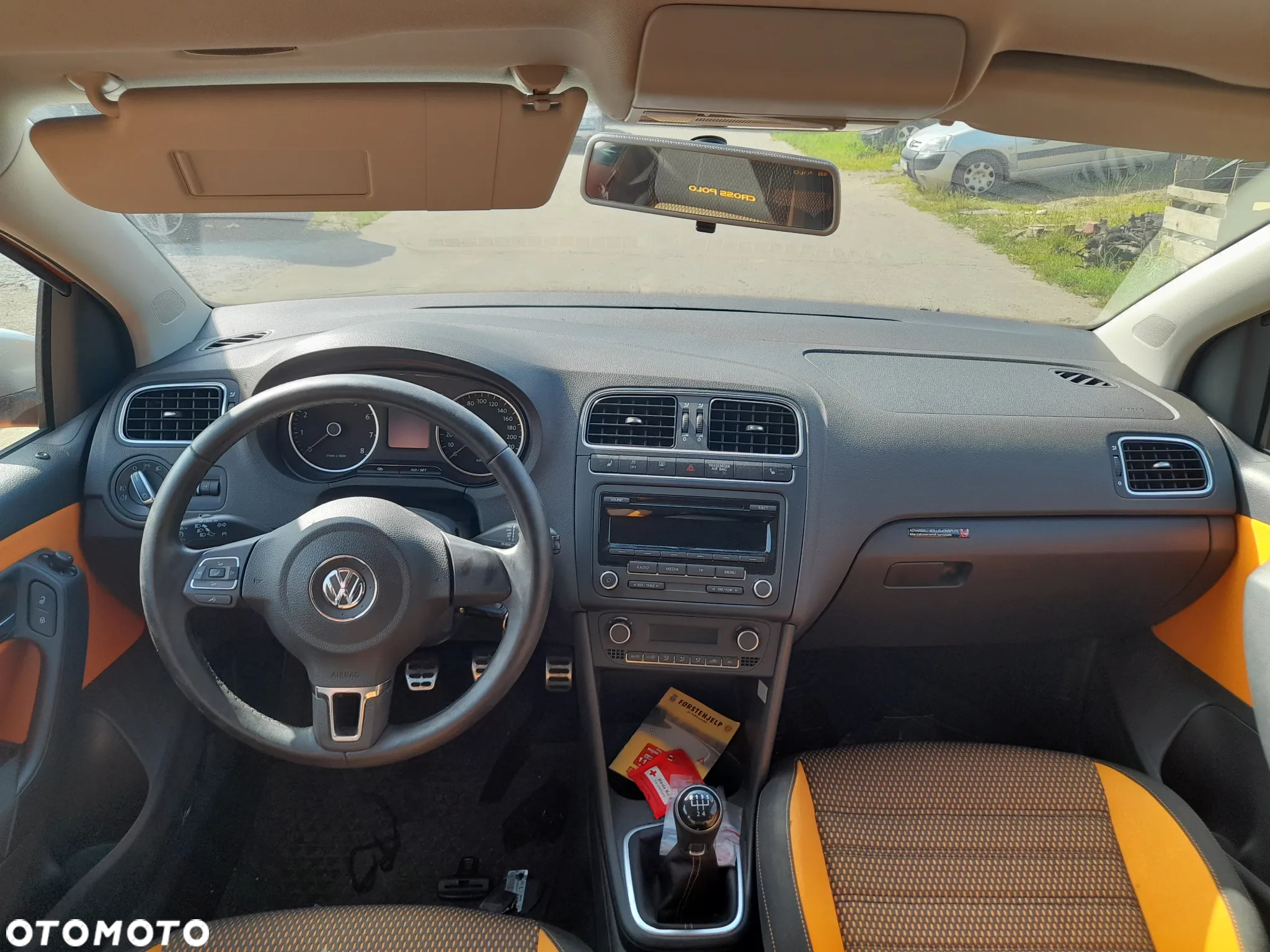 VW POLO V 6R PULPIT DESKA ROZDZIELCZA KONSOLA AIRBAG PASAŻERA - 8