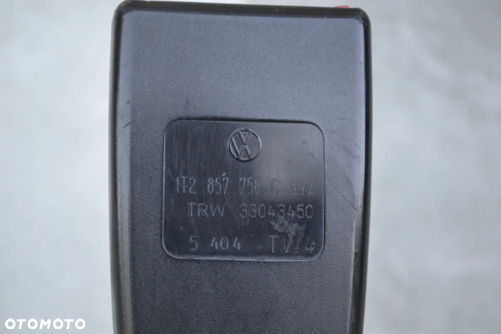 VW TOURAN CADDY ZAPIĘCIE PASA PRAWE 1T2857756C - 3