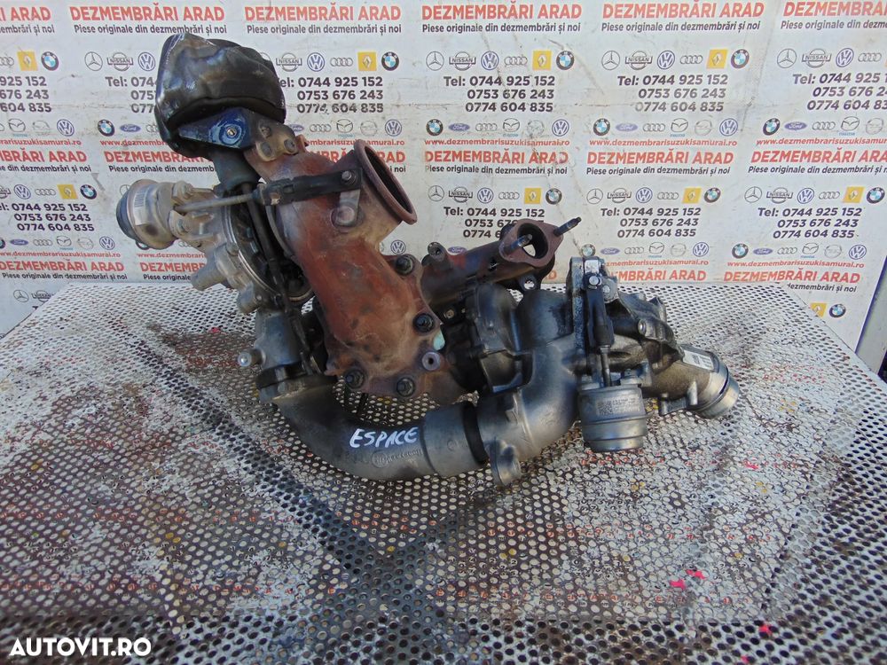 Turbine Renault 1.6 biturbo Trafic Espace 5 megane 4 talisman oepl vivaro nissan xtrail qashqai cod 8201371485 8201371489 - 2