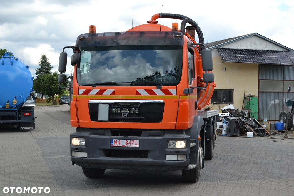 MAN TGM 2013 r 279000 km SPECJALNY SZAMBIARKA NOWA BECZKA 20 m³ TRZECIA OŚ SKRĘTNA KLIMATYZACJA - 1