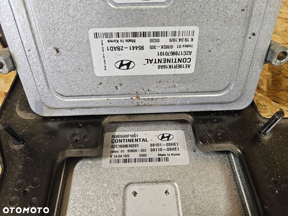 HYUNDAI IONIQ IV 16- ZESTAW STEROWNIK KOMPUTER 1.6 HYBRID - 5