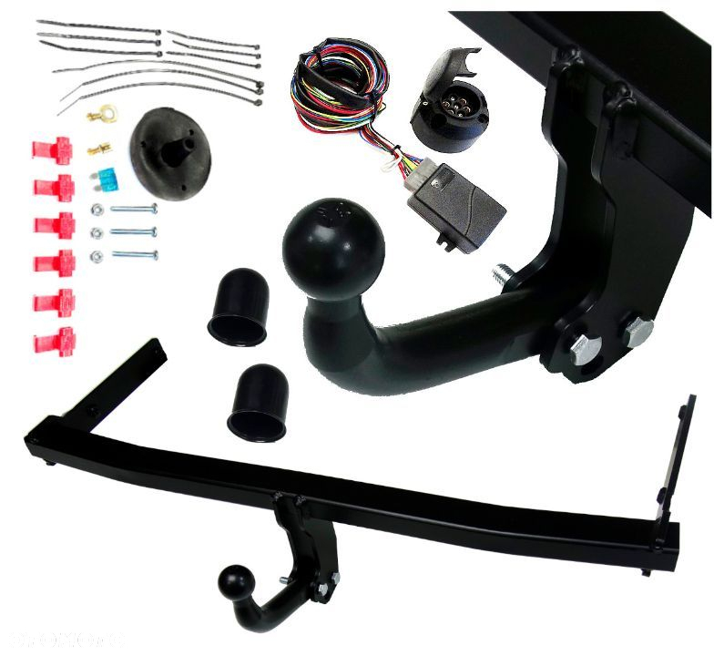 ORYGINAŁ NOWY SŁUPSK AUTO HAK HOLOWNICZY + MODUŁ WH1 DO VOLKSWAGEN VW GOLF 5 V 3/5 DRZWI HATCHBACK - 5