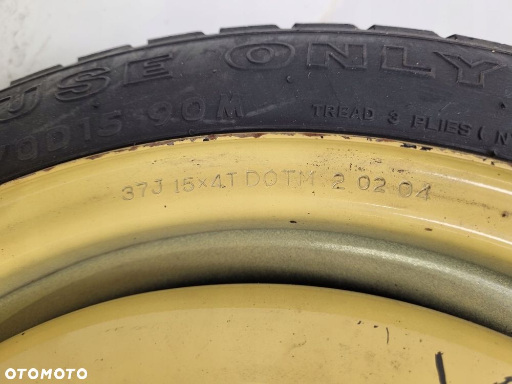 KOŁO DOJAZDOWE Mazda 3 I BK Dojazdówka 115/70 R15 5x114.3 15x4T zapasowe - 3